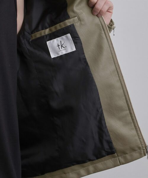 tk.TAKEO KIKUCHI / ティーケー タケオキクチ レザーブルゾン・ジャケット | シングルライダースジャケット | 詳細21