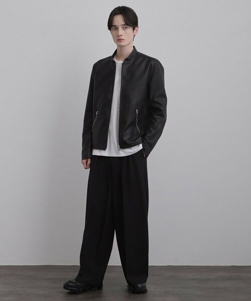tk.TAKEO KIKUCHI / ティーケー タケオキクチ レザーブルゾン・ジャケット | シングルライダースジャケット | 詳細6