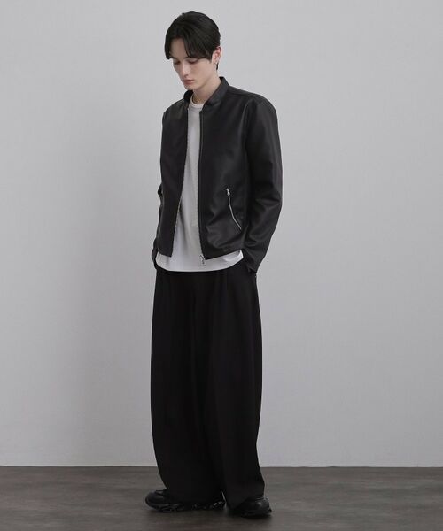 tk.TAKEO KIKUCHI / ティーケー タケオキクチ レザーブルゾン・ジャケット | シングルライダースジャケット | 詳細7