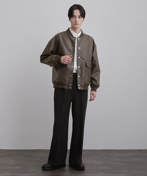 tk.TAKEO KIKUCHI / ティーケー タケオキクチ レザーブルゾン・ジャケット | A－1フライトジャケット | 詳細10