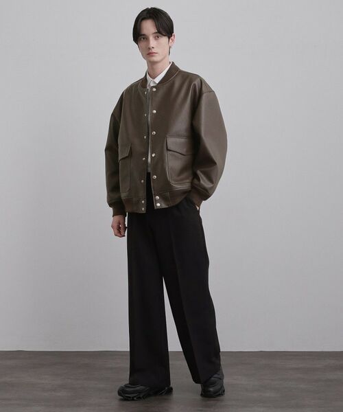 tk.TAKEO KIKUCHI / ティーケー タケオキクチ レザーブルゾン・ジャケット | A－1フライトジャケット | 詳細11