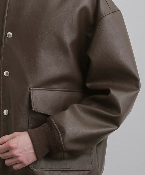 tk.TAKEO KIKUCHI / ティーケー タケオキクチ レザーブルゾン・ジャケット | A－1フライトジャケット | 詳細17