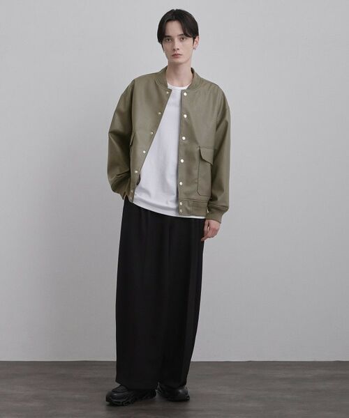 tk.TAKEO KIKUCHI / ティーケー タケオキクチ レザーブルゾン・ジャケット | A－1フライトジャケット | 詳細2