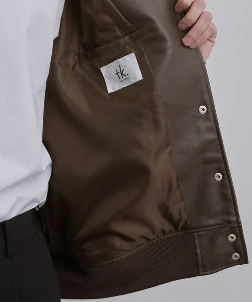 tk.TAKEO KIKUCHI / ティーケー タケオキクチ レザーブルゾン・ジャケット | A－1フライトジャケット | 詳細20