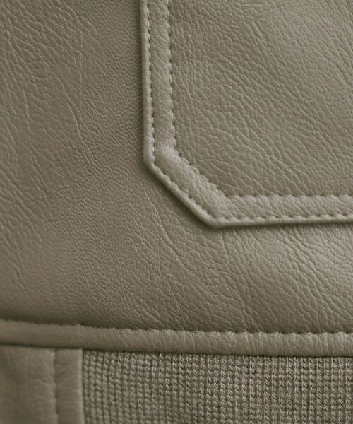 tk.TAKEO KIKUCHI / ティーケー タケオキクチ レザーブルゾン・ジャケット | A－1フライトジャケット | 詳細4