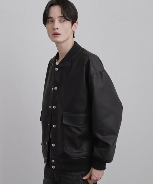 tk.TAKEO KIKUCHI / ティーケー タケオキクチ レザーブルゾン・ジャケット | A－1フライトジャケット | 詳細5