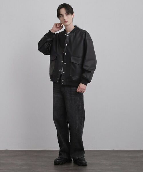 tk.TAKEO KIKUCHI / ティーケー タケオキクチ レザーブルゾン・ジャケット | A－1フライトジャケット | 詳細7