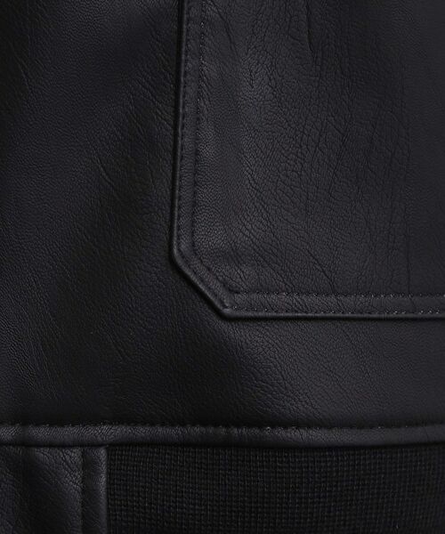 tk.TAKEO KIKUCHI / ティーケー タケオキクチ レザーブルゾン・ジャケット | A－1フライトジャケット | 詳細8