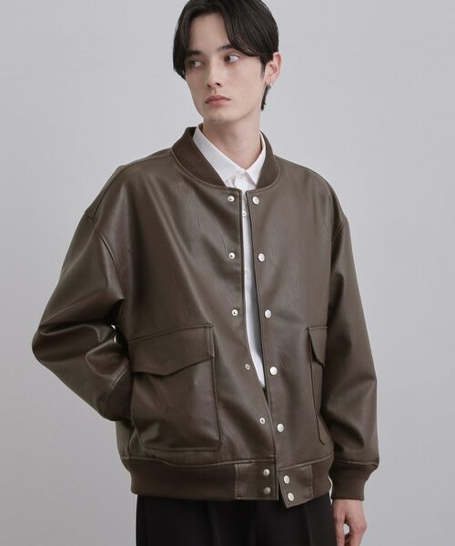 tk.TAKEO KIKUCHI / ティーケー タケオキクチ レザーブルゾン・ジャケット | A－1フライトジャケット | 詳細9