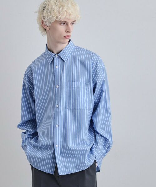 tk.TAKEO KIKUCHI / ティーケー タケオキクチ シャツ・ブラウス | アソートブロードシャツ（ブルー(391)）