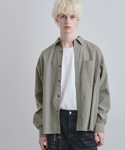 tk.TAKEO KIKUCHI / ティーケー タケオキクチ シャツ・ブラウス | アソートブロードシャツ（グレー(212)）