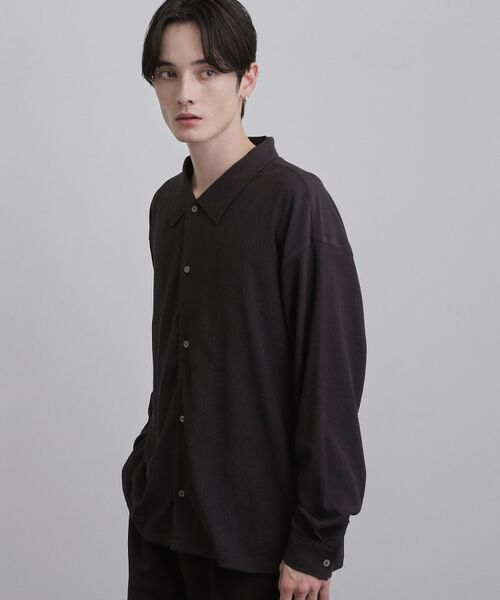 tk.TAKEO KIKUCHI / ティーケー タケオキクチ シャツ・ブラウス | 楊柳長袖シャツ | 詳細1