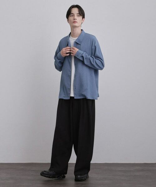 tk.TAKEO KIKUCHI / ティーケー タケオキクチ シャツ・ブラウス | 楊柳長袖シャツ | 詳細10