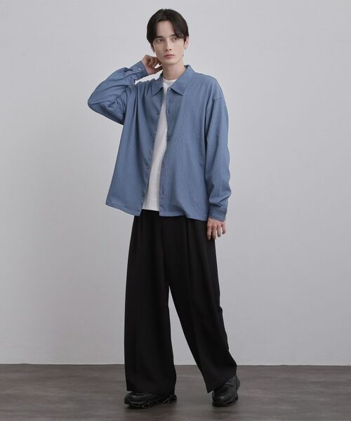 tk.TAKEO KIKUCHI / ティーケー タケオキクチ シャツ・ブラウス | 楊柳長袖シャツ | 詳細11