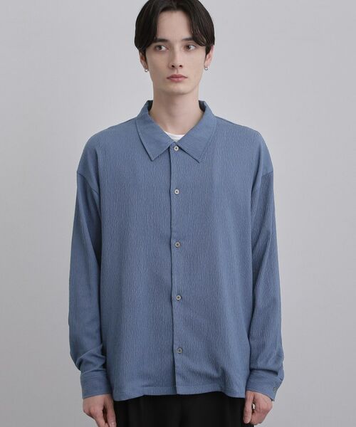 tk.TAKEO KIKUCHI / ティーケー タケオキクチ シャツ・ブラウス | 楊柳長袖シャツ | 詳細13