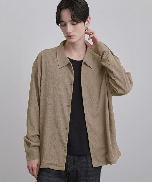 tk.TAKEO KIKUCHI / ティーケー タケオキクチ シャツ・ブラウス | 楊柳長袖シャツ | 詳細5