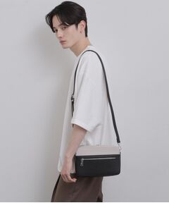 tk.TAKEO KIKUCHI / ティーケー タケオキクチ ショルダーバッグ | バイカラーワイドショルダーバッグ