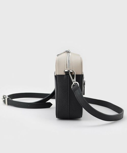 tk.TAKEO KIKUCHI / ティーケー タケオキクチ ショルダーバッグ | バイカラーワイドショルダーバッグ | 詳細10