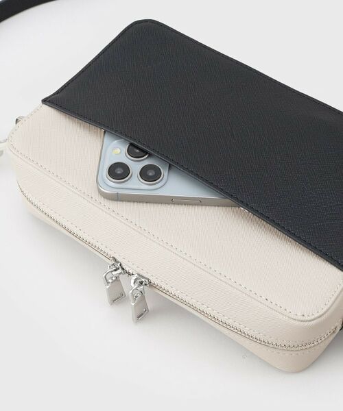 tk.TAKEO KIKUCHI / ティーケー タケオキクチ ショルダーバッグ | バイカラーワイドショルダーバッグ | 詳細17