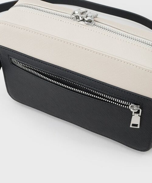 tk.TAKEO KIKUCHI / ティーケー タケオキクチ ショルダーバッグ | バイカラーワイドショルダーバッグ | 詳細24