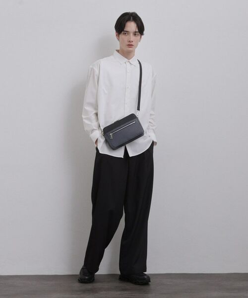 tk.TAKEO KIKUCHI / ティーケー タケオキクチ ショルダーバッグ | バイカラーワイドショルダーバッグ | 詳細4