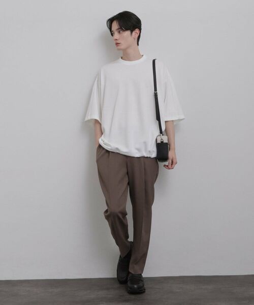 tk.TAKEO KIKUCHI / ティーケー タケオキクチ ショルダーバッグ | バイカラーワイドショルダーバッグ | 詳細6