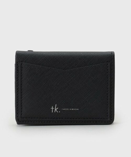 tk.TAKEO KIKUCHI / ティーケー タケオキクチ 財布・コインケース・マネークリップ | ジップコインケース＋ミニ三つ折りウォレット（ブラック(019)）