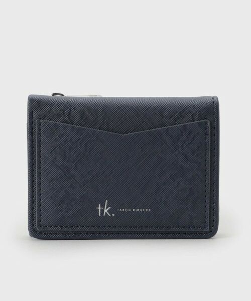 tk.TAKEO KIKUCHI / ティーケー タケオキクチ 財布・コインケース・マネークリップ | ジップコインケース＋ミニ三つ折りウォレット（ネイビー(094)）