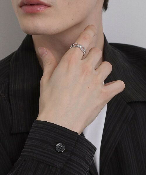 tk.TAKEO KIKUCHI / ティーケー タケオキクチ リング | ステンレスボールドリング | 詳細11