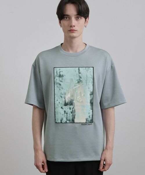 tk.TAKEO KIKUCHI / ティーケー タケオキクチ Tシャツ | コンシールドエンブロTシャツ | 詳細17