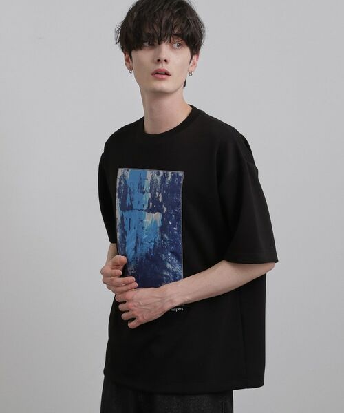 tk.TAKEO KIKUCHI / ティーケー タケオキクチ Tシャツ | コンシールドエンブロTシャツ | 詳細7