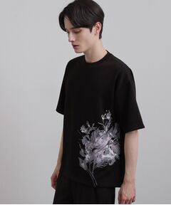 tk.TAKEO KIKUCHI / ティーケー タケオキクチ Tシャツ | リーフエンブロブラーTシャツ
