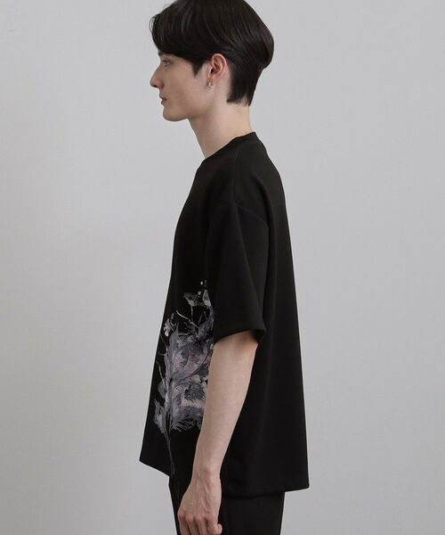 tk.TAKEO KIKUCHI / ティーケー タケオキクチ Tシャツ | リーフエンブロブラーTシャツ | 詳細15