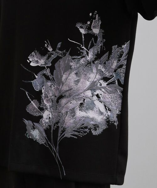 tk.TAKEO KIKUCHI / ティーケー タケオキクチ Tシャツ | リーフエンブロブラーTシャツ | 詳細20