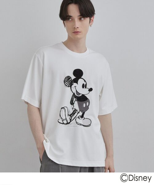 tk.TAKEO KIKUCHI / ティーケー タケオキクチ カットソー | Disney capsule collection Tシャツ（ホワイト(001)）