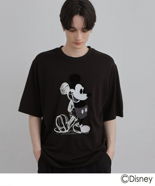 tk.TAKEO KIKUCHI / ティーケー タケオキクチ カットソー | Disney capsule collection Tシャツ（ブラック(019)）