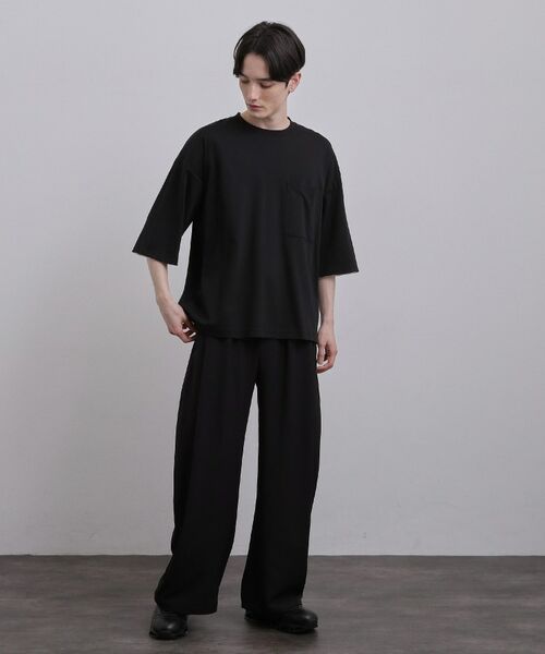 tk.TAKEO KIKUCHI / ティーケー タケオキクチ カットソー | スムースシルケット レイヤードカットソー | 詳細11