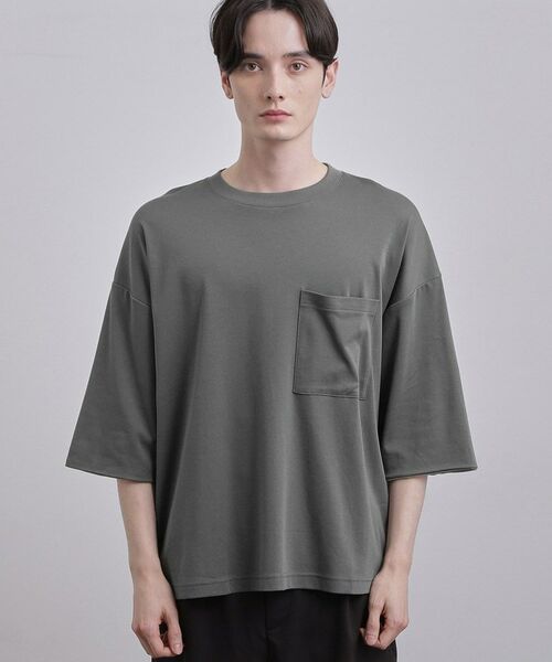 tk.TAKEO KIKUCHI / ティーケー タケオキクチ カットソー | スムースシルケット レイヤードカットソー | 詳細14