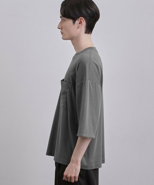 tk.TAKEO KIKUCHI / ティーケー タケオキクチ カットソー | スムースシルケット レイヤードカットソー | 詳細15