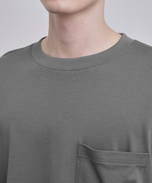 tk.TAKEO KIKUCHI / ティーケー タケオキクチ カットソー | スムースシルケット レイヤードカットソー | 詳細17