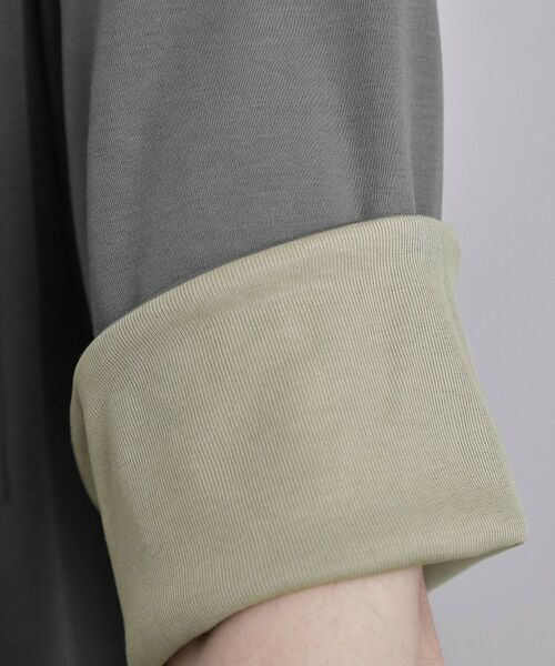 tk.TAKEO KIKUCHI / ティーケー タケオキクチ カットソー | スムースシルケット レイヤードカットソー | 詳細20