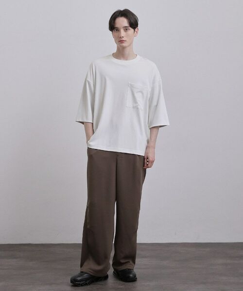 tk.TAKEO KIKUCHI / ティーケー タケオキクチ カットソー | スムースシルケット レイヤードカットソー | 詳細3