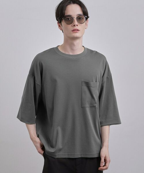 tk.TAKEO KIKUCHI / ティーケー タケオキクチ カットソー | スムースシルケット レイヤードカットソー | 詳細6