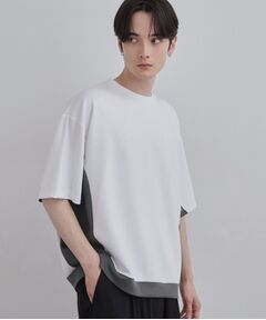 tk.TAKEO KIKUCHI / ティーケー タケオキクチ カットソー | サイド切り替えカットソー