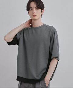 tk.TAKEO KIKUCHI / ティーケー タケオキクチ カットソー | サイド切り替えカットソー