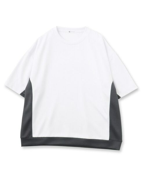 tk.TAKEO KIKUCHI / ティーケー タケオキクチ カットソー | サイド切り替えカットソー | 詳細1