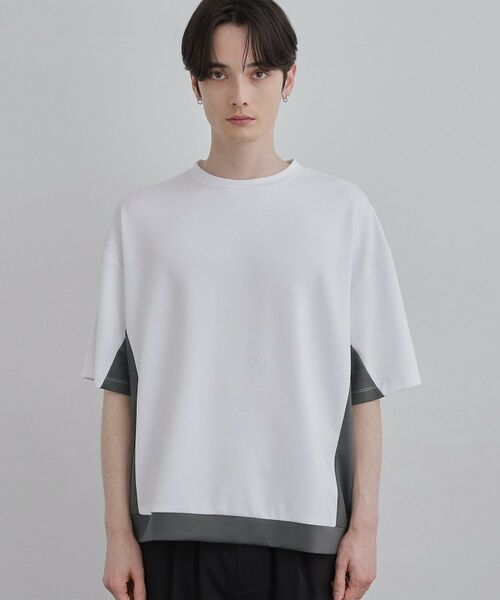 tk.TAKEO KIKUCHI / ティーケー タケオキクチ カットソー | サイド切り替えカットソー | 詳細14