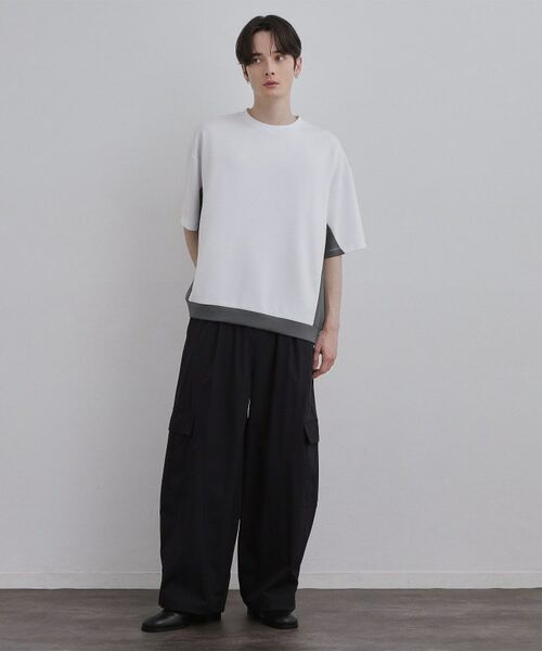 tk.TAKEO KIKUCHI / ティーケー タケオキクチ カットソー | サイド切り替えカットソー | 詳細4