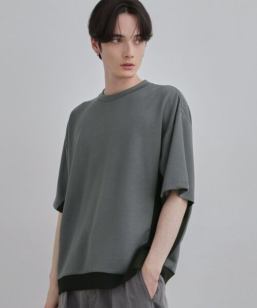 tk.TAKEO KIKUCHI / ティーケー タケオキクチ カットソー | サイド切り替えカットソー | 詳細6