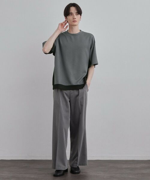 tk.TAKEO KIKUCHI / ティーケー タケオキクチ カットソー | サイド切り替えカットソー | 詳細8